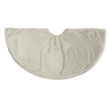 BOOMKLEED FLUWEEL D120CM TAUPE