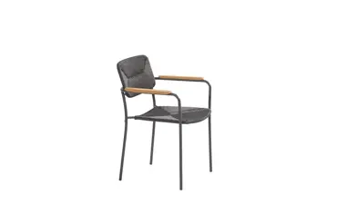 Bora stacking chair zijkant, 4 Seasons Outdoor, tuinmeubels