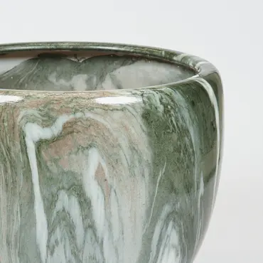 Buikpot emperor d37h30 groen detail, Mega collections, Tuincentrumoutlet.com