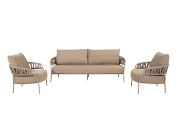 Calma loungeset 3-delig, 4 Seasons Outdoor, tuincentrumoutlet.com