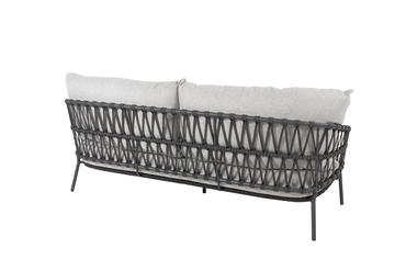 Calpi 3-zits lounge bank incl. 3 kussens achter, 4 Seasons Outdoor, tuincentrumoutlet