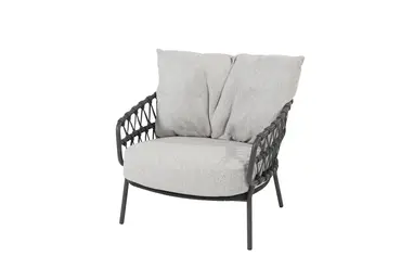 Calpi loungestoel met voetenbank stoel, 4 Seasons Outdoor, Tuincentrum Outlet