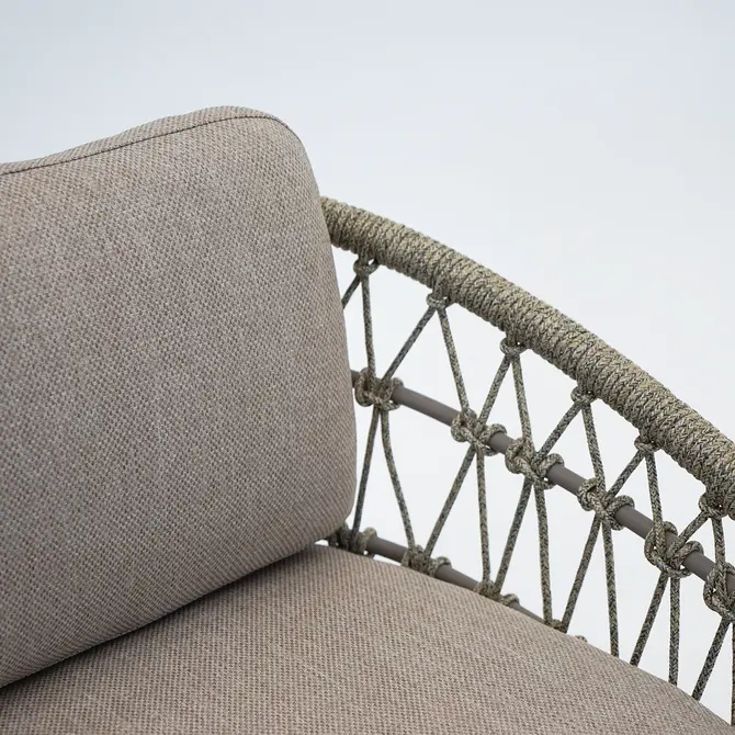 Canazei low dining detail, Vita tuinmeubelen, Tuincentrumoutlet.com