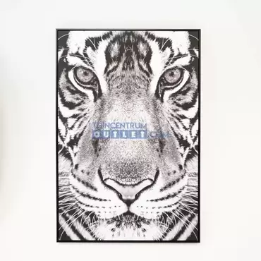 Canvas tiger