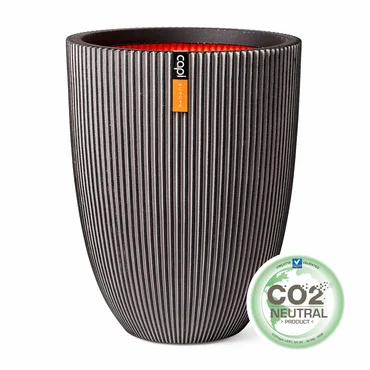 Vaas elegant lg groove d46h58 antrc, Capi Europe, tuincentrumoutlet