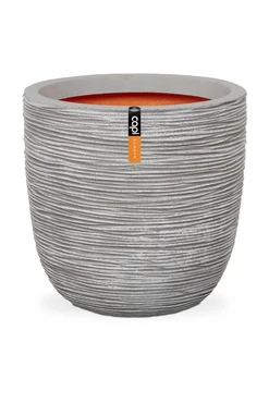 Planter ball Rib NL 35x34 ivory, Capi Europe, tuincentrumoutlet