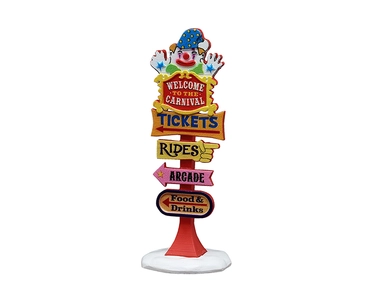 Carnival welcome sign, Lemax, tuincentrumoutlet.com