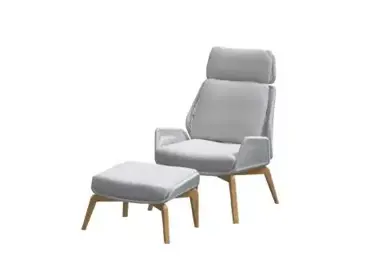 Carthago loungestoel Frozen met footstool - afbeelding 4