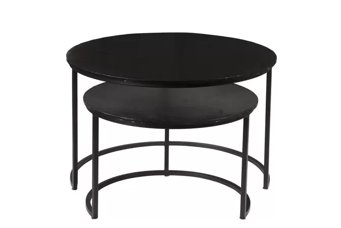 Cast Iron Jamie black set van 2 voor, Living Furn, tuincentrumoutlet