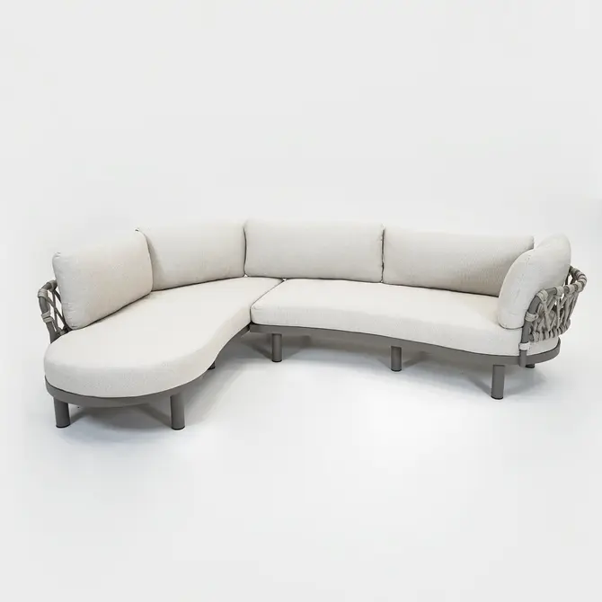 Castel organische loungeset light terre - afbeelding 1
