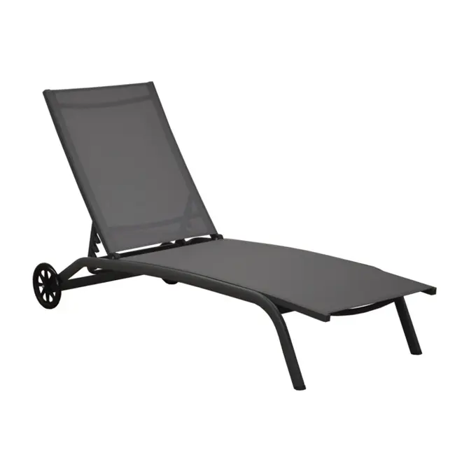 Celio zonnebed antraciet, Vita tuinmeubelen, tuincentrumoutlet.com