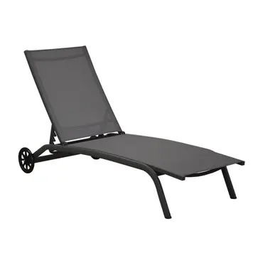 Celio zonnebed antraciet, Vita tuinmeubelen, tuincentrumoutlet.com