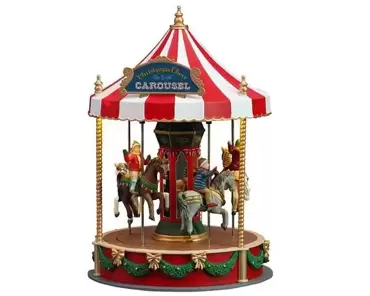 Christmas cheer carousel, Lemax, tuincentrumoutlet