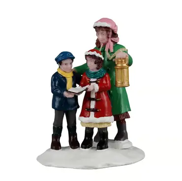 Christmas day carolers