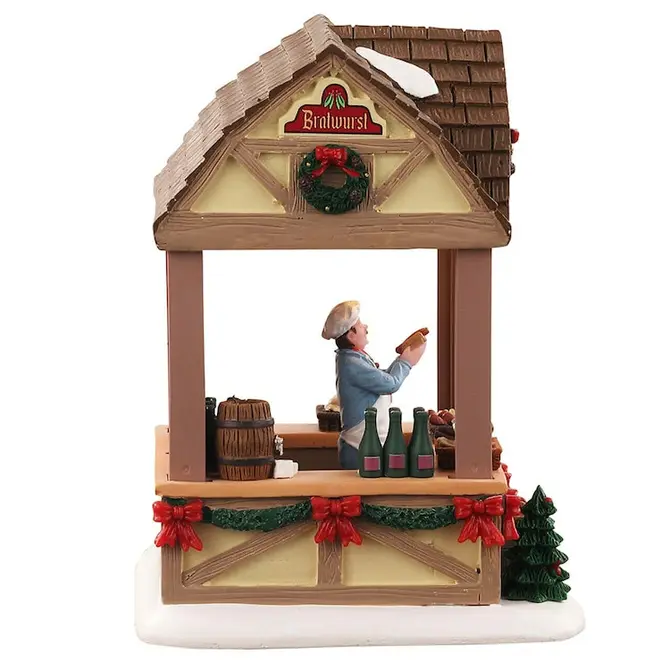 Christmas market bratwurst zij, Lemax Europe, tuincentrumoutlet