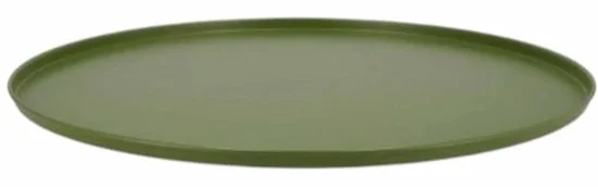 COASTER OLIVE TRAY METAL 36X36X2CM