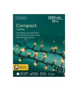 Compact twinkle led 34m-1500l k.wrm, lumineo, tuincentrumoutlet.com