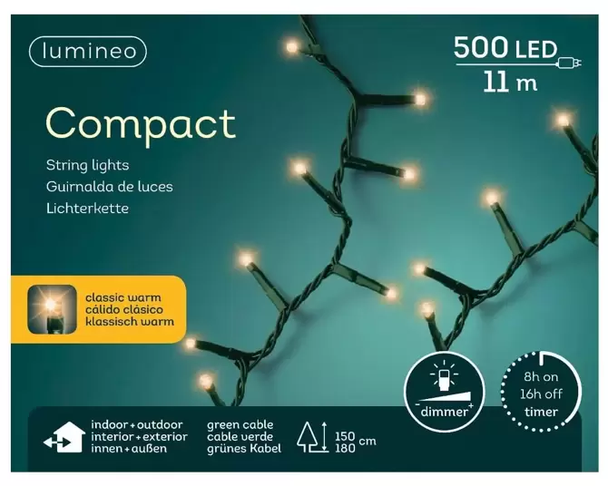 Compact verlichting l11m, Lumineo, tuincentrumoutlet