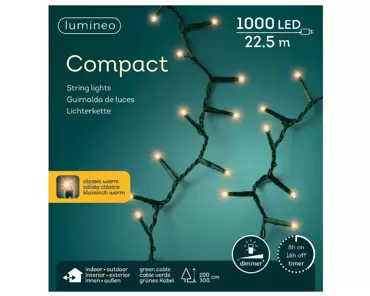 Compact verlichting l22,5m, Lumineo, tuincentrumoutlet