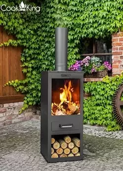 CookKing Garden Stove "Rosa" 40x40x150cm - afbeelding 2