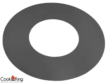 CookKing Grillplaat zonder rooster voor diverse vuurschalen ø81,5 cm with hole 40cm - afbeelding 3