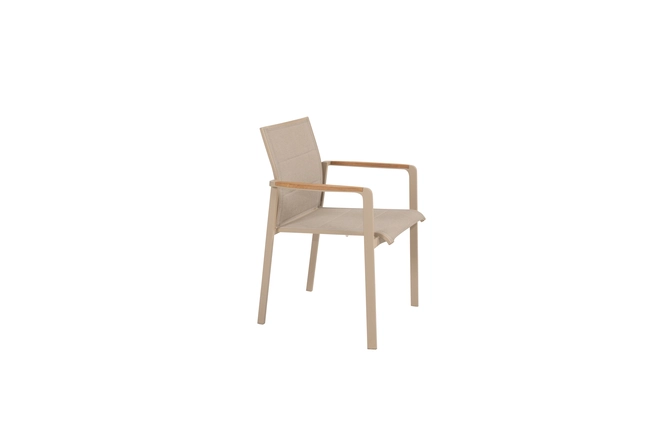 Cortina stacking chair latte zij, 4 Seasons Outdoor, tuincentrumoutlet.com