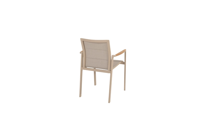 Cortina stacking chair latte achter, 4 Seasons Outdoor, tuincentrumoutlet.com