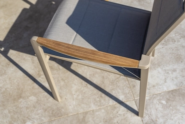 Cortina stacking chair latte boven, 4 Seasons Outdoor, tuincentrumoutlet.com