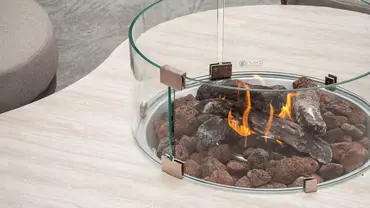 Cosiloft Novi espresso brown / stone look detail, Cosi, tuincentrumoutlet.com