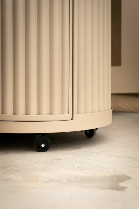 Cosipillar Curved beige detailfoto, Cosi fires, tuincentrumoutlet.com