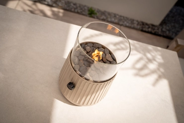 Cosiscoop Bowie sandy beige bovenaf, Cosi fires, tuincentrumoutlet.com