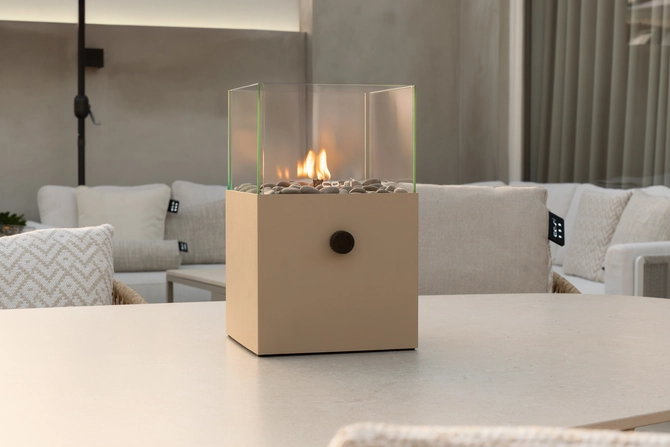 Cosiscoop Square sandy beige sfeer, Cosi fires, tuincentrumoutlet.com