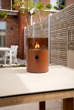 Cosiscoop XL mocha brown sfeerbeeld, Cosi fires, tuincentrumoutlet.com