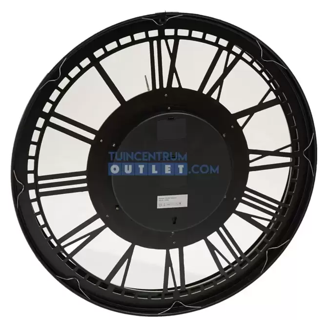 Klok kensington, achterkant, www.tuincentrumoutlet.com