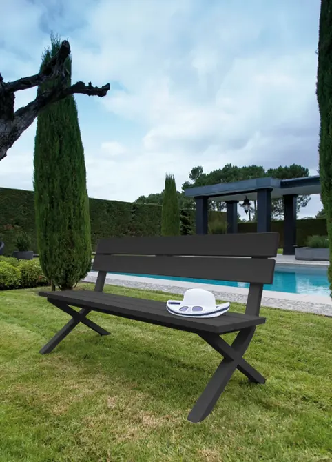 Crossway tuinbank antraciet sfeer, Vita, tuincentrumoutlet.com