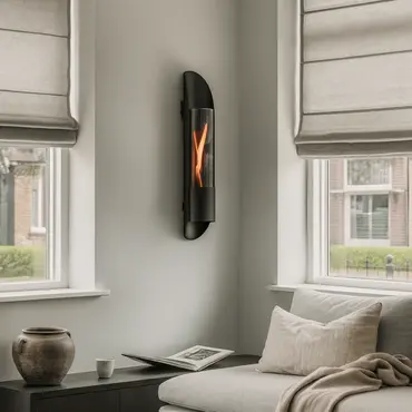 Cycloflame Wall Black sfeer, Tenderflame, tuincentrumoutlet.com