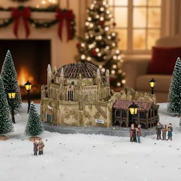 Dans Macabre met muziek - l35xb29xh15cm, Luville Efteling sfeer, tuincentrumoutlet.com