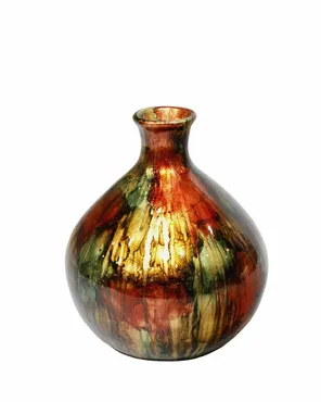 Dazzle vase Ø23 x h.25 ruby red, Ideas 4 Seasons, tuincentrumoutlet