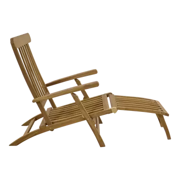 Deckchair teak verstelbaar, Lesli Living, Tuincentrumoutlet