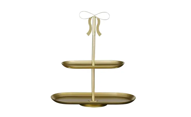 Deco etagere grazia l38b17h40cm goud, Mica Decorations, tuincentrumoutlet.com
