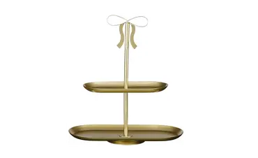 Deco etagere grazia l38b17h40cm goud, Mica Decorations, tuincentrumoutlet.com