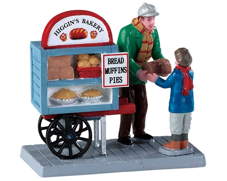 Delivery Bread Cart Lemax Caddington Village Collection 2024