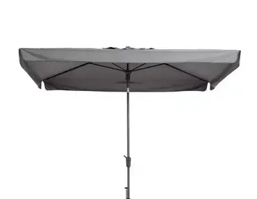 Delos 200x300cm lichtgrijs met 50kg voet parasol, Madison, tuincentrumoutlet