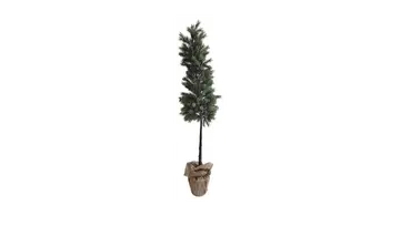 DENNENBOOM MET JUTE POT 106CM, Koopman, tuincentrumoutlet.com