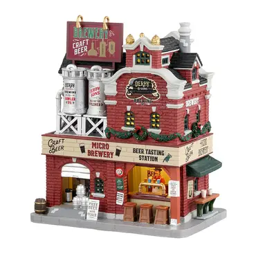 Derby & Sons Brewing Co. Lemax Caddington Village Collection 2023