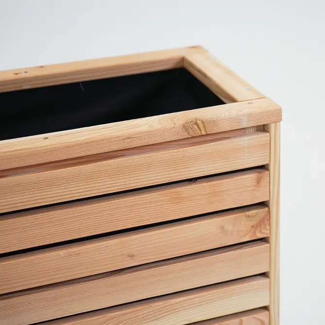Dgl terrasbloembak elan 93x30x103 detail, Woodvision, Tuincentrumoutlet.com