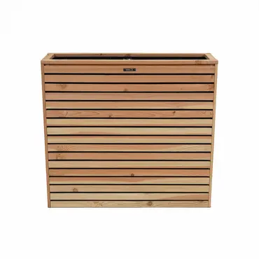 Dgl terrasbloembak elan 93x30x103 voorkant, Woodvision, Tuincentrumoutlet.com