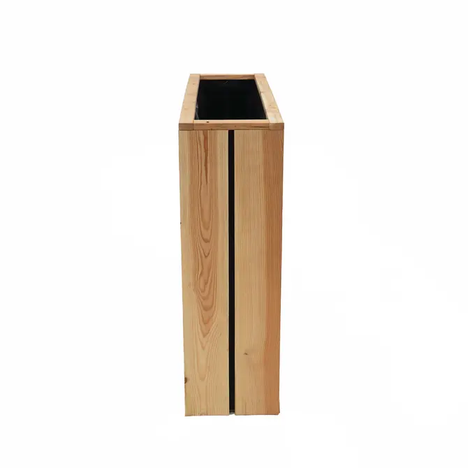 Dgl terrasbloembak elan 93x30x103 zijkant, Woodvision, Tuincentrumoutlet.com