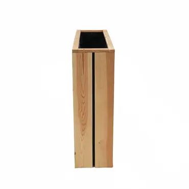 Dgl terrasbloembak elan 93x30x103 zijkant, Woodvision, Tuincentrumoutlet.com