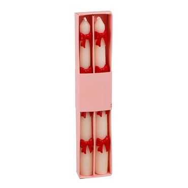 Dinerkaars strik d2h25cm rood 2st, Mica decorations, Tuincentrumoutlet.com